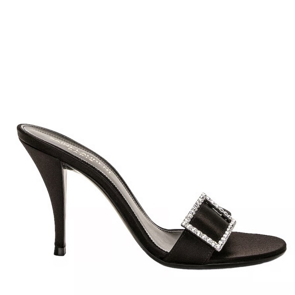 SAINT LAURENT Women's Simone Mule Sandals - Picture 2 of 10
